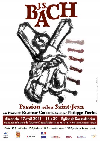 Affiche pour un concert